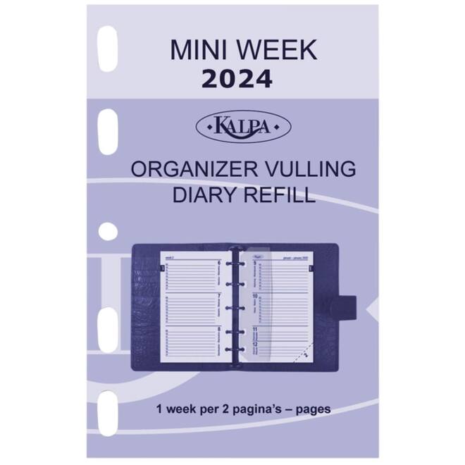 Agendavulling 2026 Kalpa Mini 7dagen/2pagina's