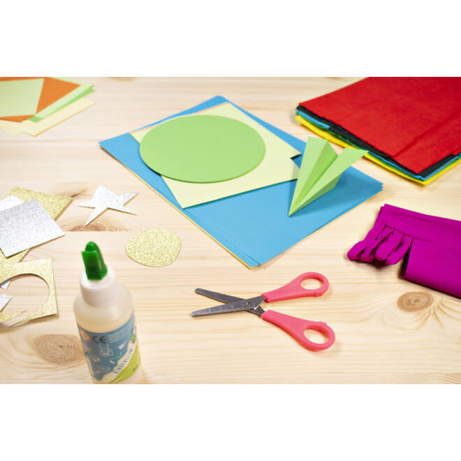 Kinderschaar Westcott 130mm ronde punt roze