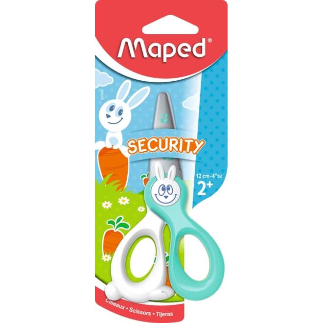 Kinderschaar Maped KidiCut 12cm assorti