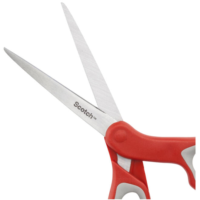 Schaar Scotch 18cm comfort rood blister