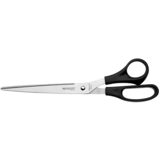 Kantoorschaar Westcott 260mm met kunststof grip rvs