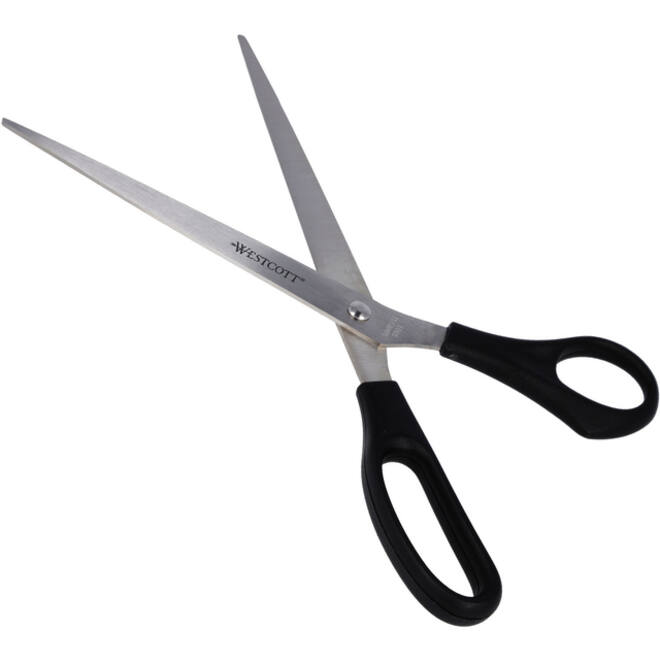 Kantoorschaar Westcott 260mm met kunststof grip rvs