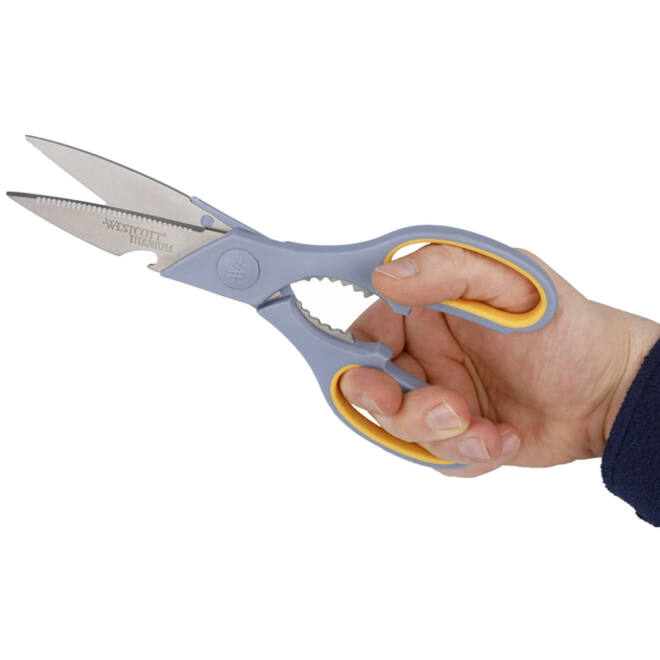 Kantoorschaar Westcott 210mm met softgrip titanium