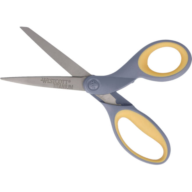 Kantoorschaar Westcott 210mm met softgrip titanium