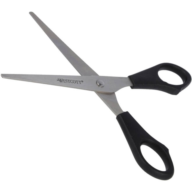 Kantoorschaar Westcott 155mm met kunststof grip rvs