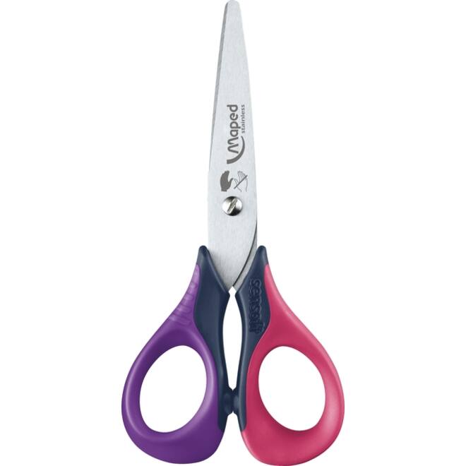 Kinderschaar Maped Sensoft 13cm links assorti