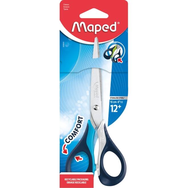 Schaar Maped Sensoft 16cm assorti