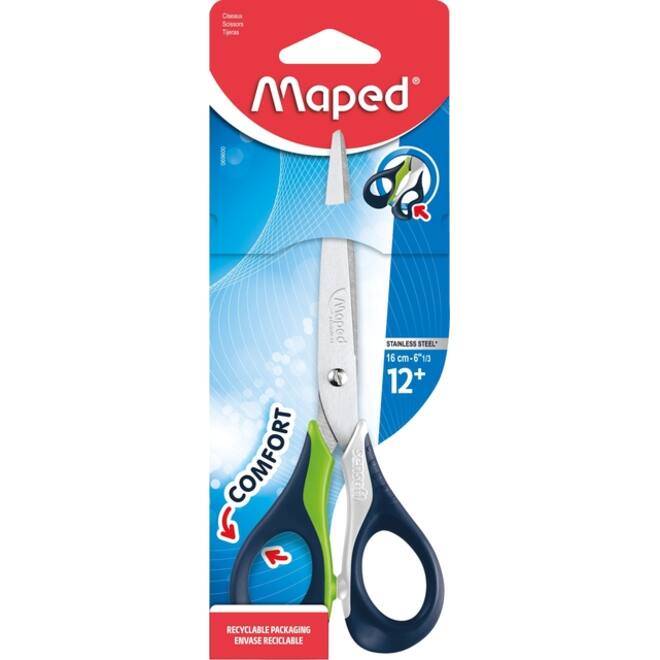 Schaar Maped Sensoft 16cm assorti