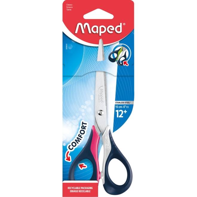 Schaar Maped Sensoft 16cm assorti
