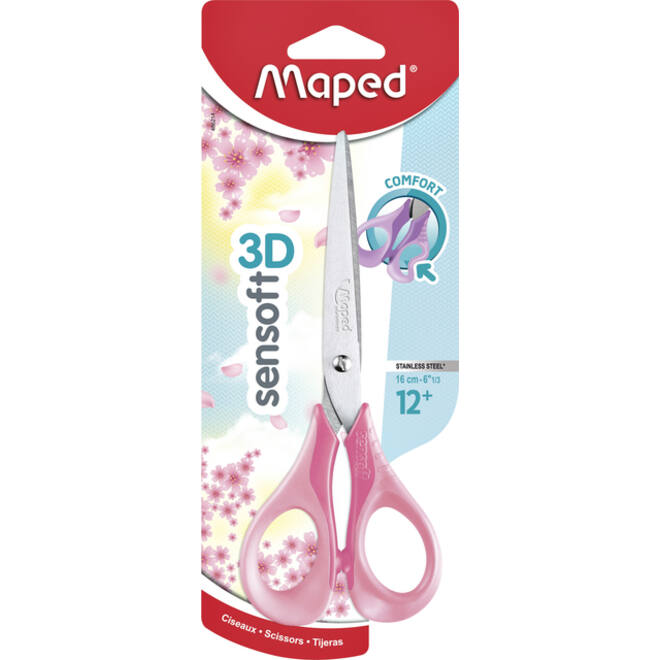 Schaar Maped Sensoft 16cm pastel assorti