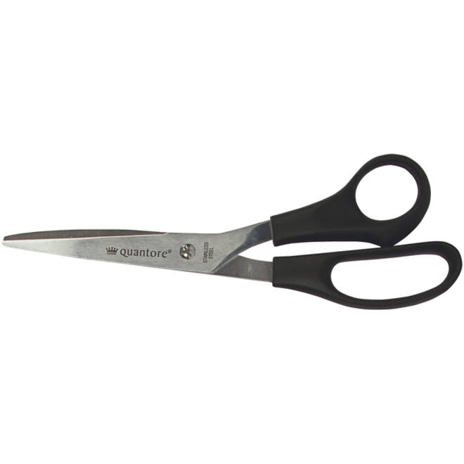 Schaar Quantore 210mm +plastic handvat zwart