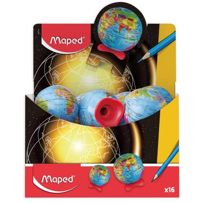 Puntenslijper Maped Globe display á 16 stuks