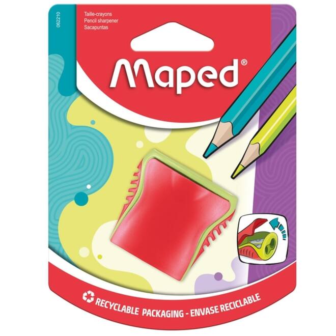 Puntenslijper Maped Boogy 2gaats assorti