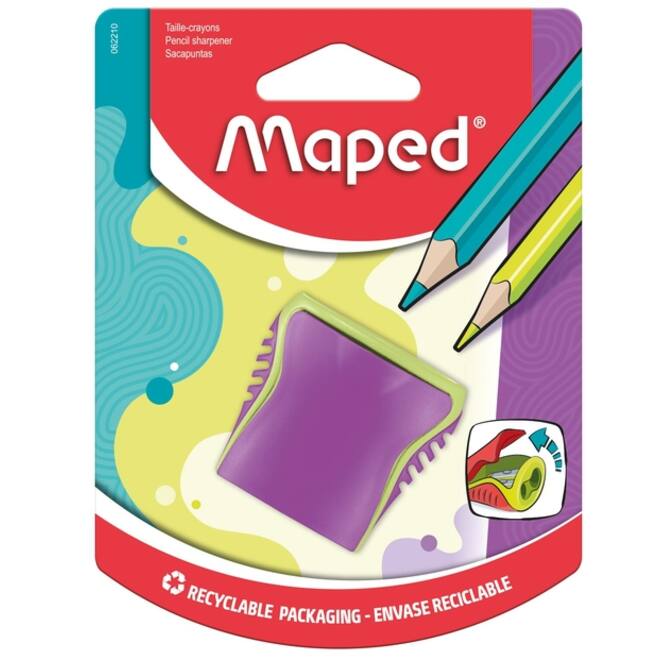 Puntenslijper Maped Boogy 2gaats assorti