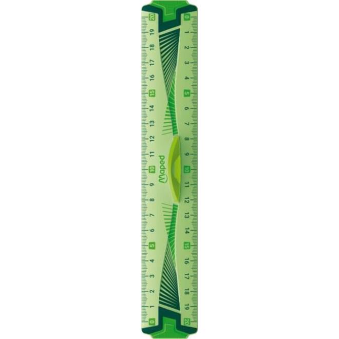 Liniaal Maped Flex met grip 20cm assorti