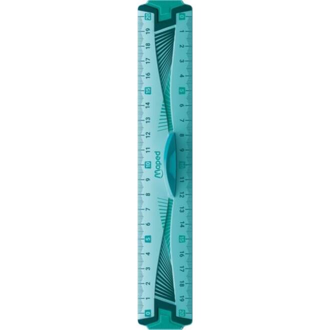Liniaal Maped Flex met grip 20cm assorti