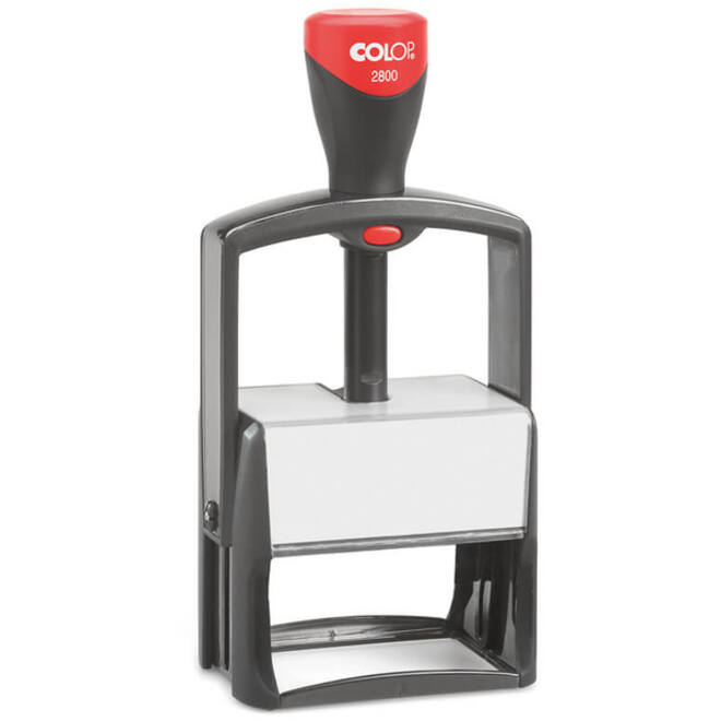 Tekststempel Colop 2800 personaliseerbaar 10regels 68x49mm