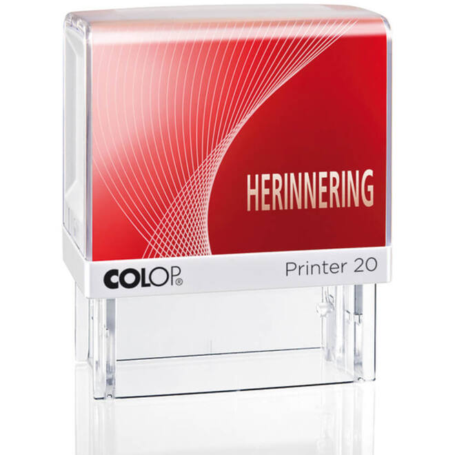 Woordstempel Colop Printer 20 herinnering rood
