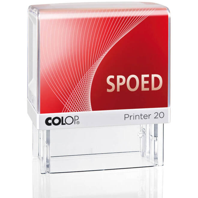 Woordstempel Colop Printer 20 spoed rood