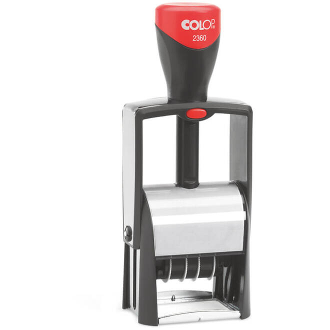 Woord-datumstempel Colop 2360 personaliseerbaar 30x45