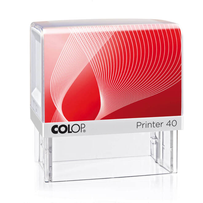 Tekststempel Colop Printer 40 personaliseerbaar 6regels 59x23mm