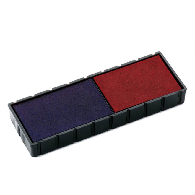 Stempelkussen Colop 6E/12 rood blauw