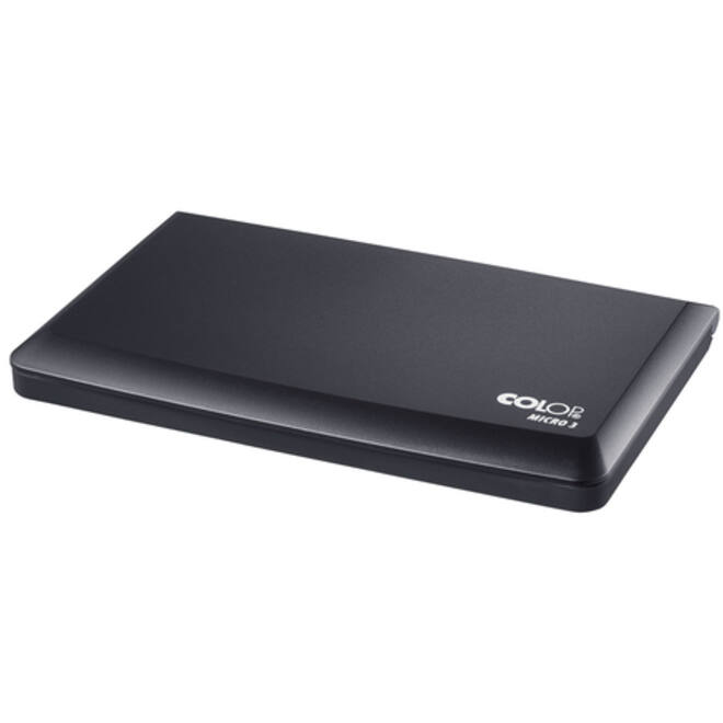 Stempelkussen Colop micro 3 16x9cm zwart