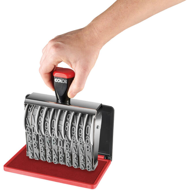 Stempelkussen Colop micro 3 16x9cm rood