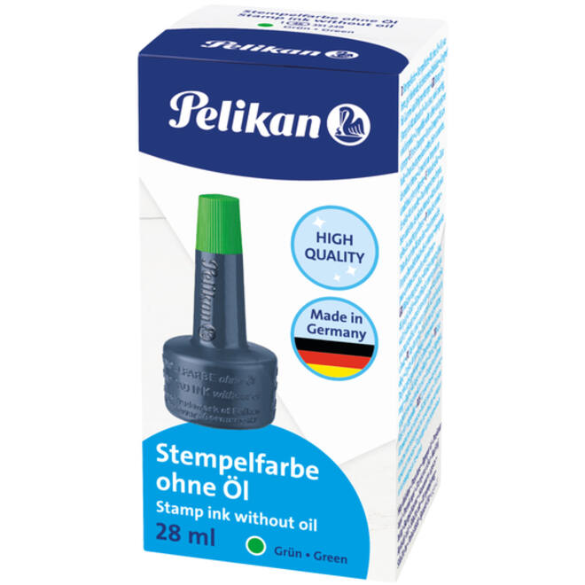 Stempelinkt Pelikan flacon 28ml groen