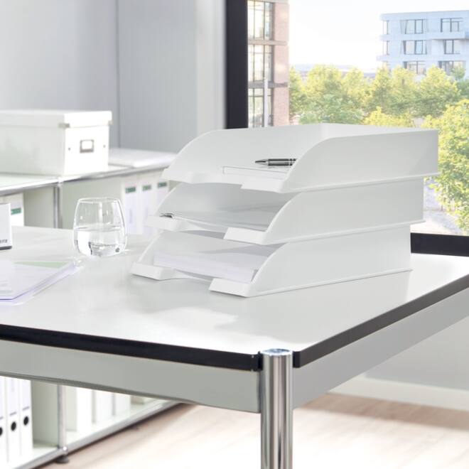 Brievenbak Leitz Plus standaard A4 wit