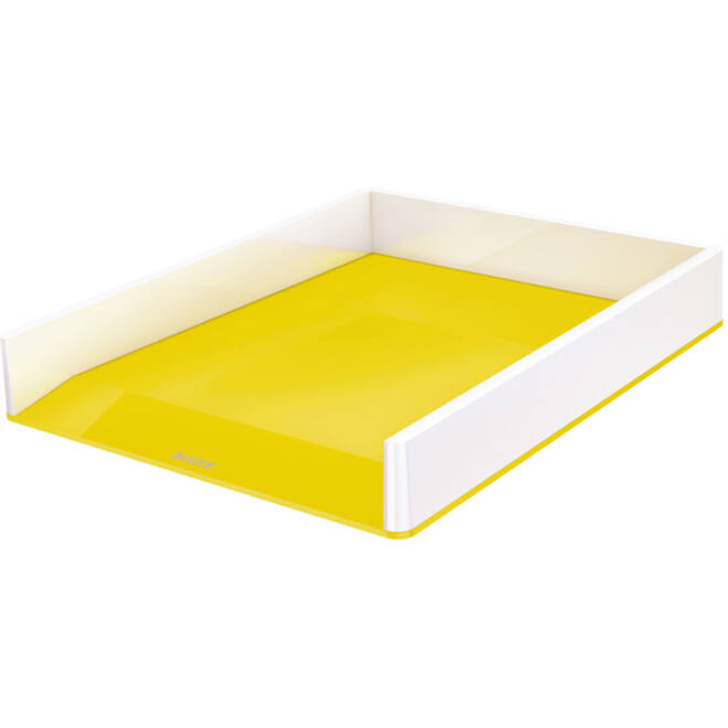 Brievenbak Leitz WOW A4 wit/geel