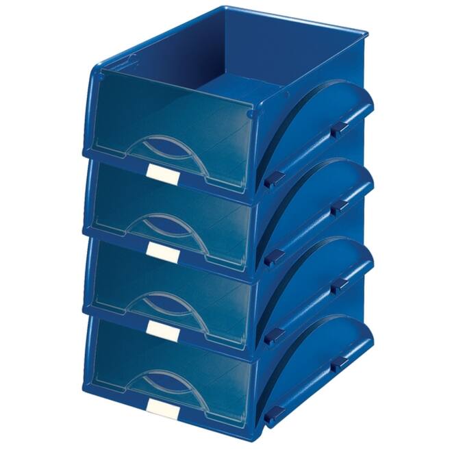 Sorteerbak Leitz 5231 Sorty met klep blauw