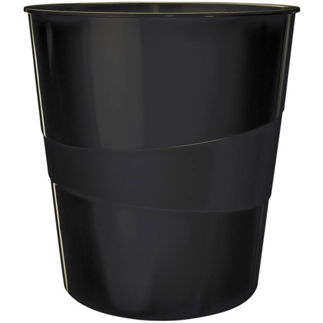 Papierbak Leitz WOW 15liter zwart