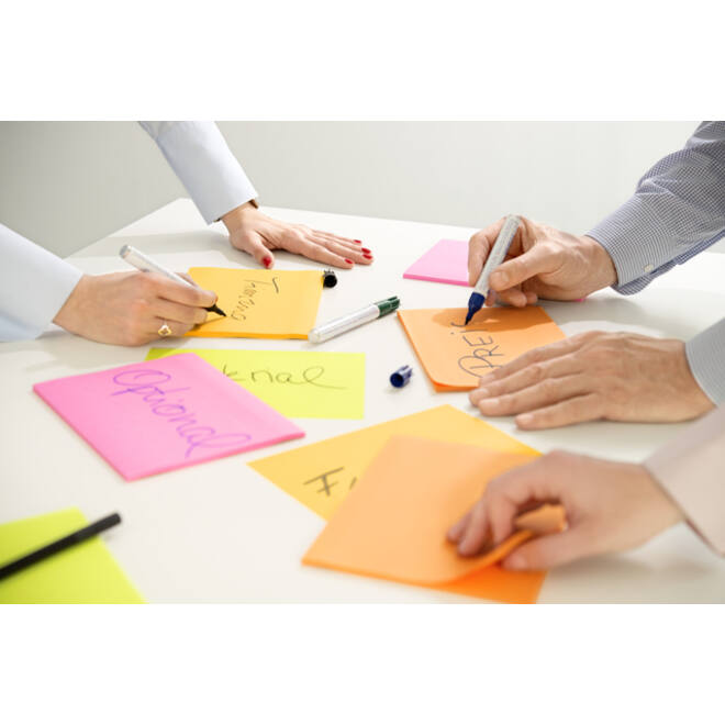 Memoblok Post-it 4690 Super Sticky 101x152mm lijn Bangkok