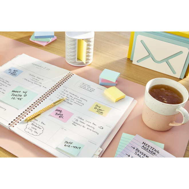 Memoblok Post-it Z-Note R330-1B recycled 76x76mm canary yellow