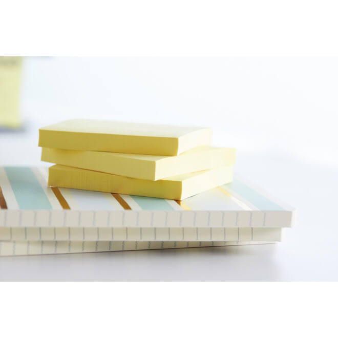 Memoblok Post-it Z-Note R330-1B recycled 76x76mm canary yellow