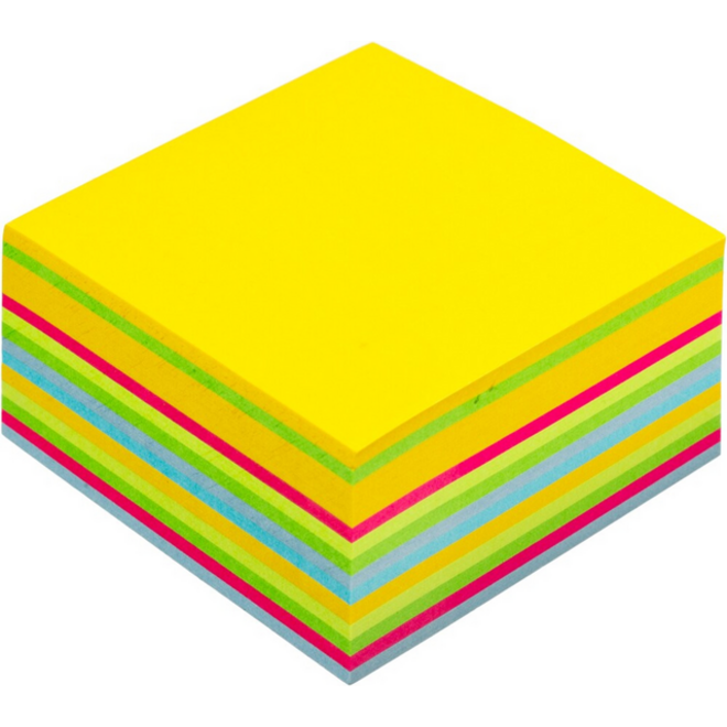 Memoblok Post-it 2030 76x76mm kubus ultra assorti