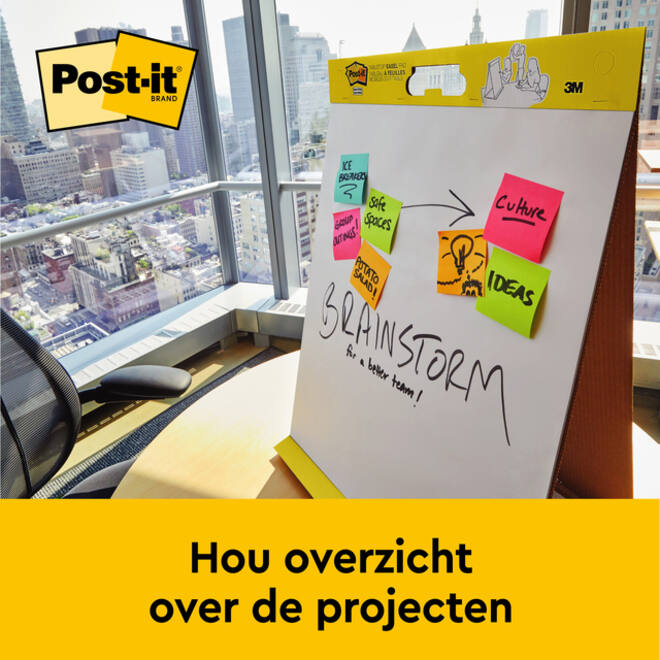 Meeting chart Post-it Super Sticky 563 50.8x58.4cm Wit
