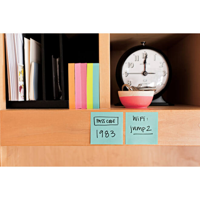 Memoblok Post-it 2028 76x76mm kubus pastel blauw