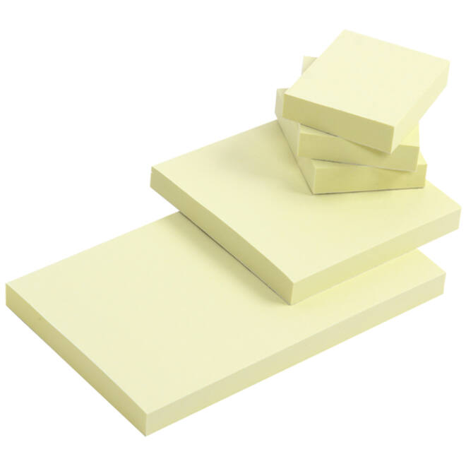 Memoblok Quantore 76x127mm geel