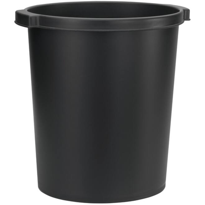 Papierbak Djois Re-Solution 15liter met griprand zwart