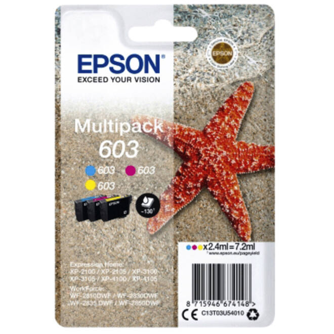 Inktcartridge Epson 603 T03U5 3 kleuren