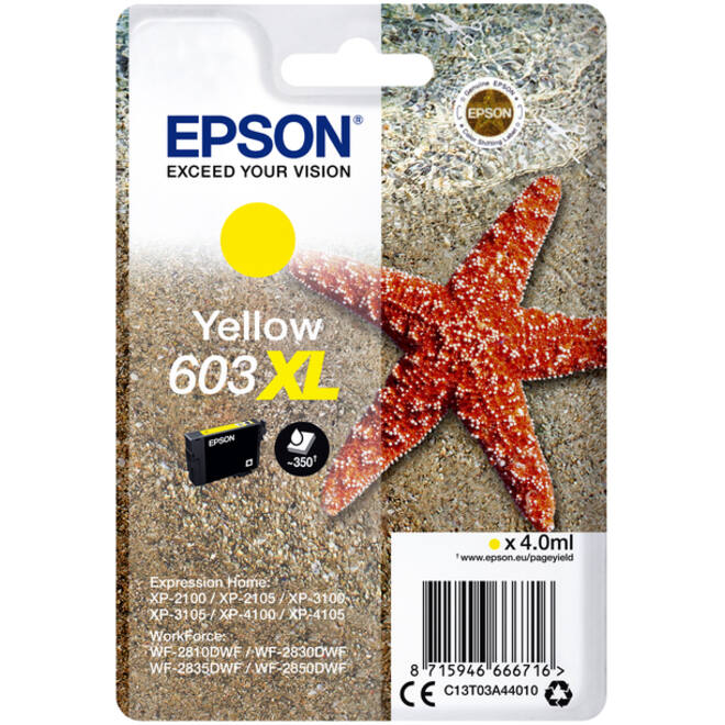 Inktcartridge Epson 603XL T03A4 geel