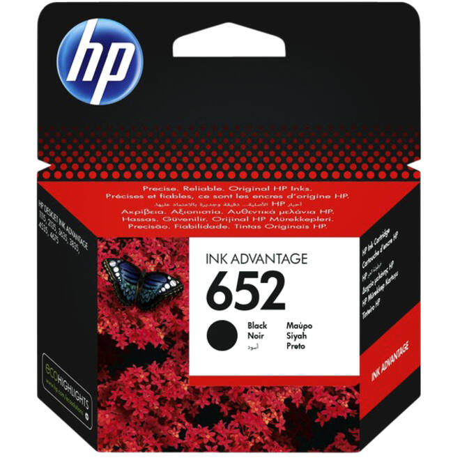 Inktcartridge HP F6V25AE 652 zwart