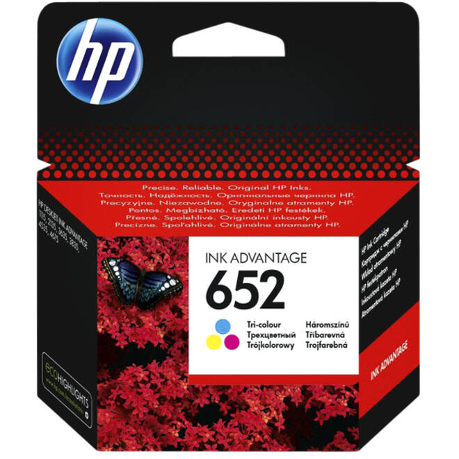 Inktcartridge HPF6V24AE 652 kleur