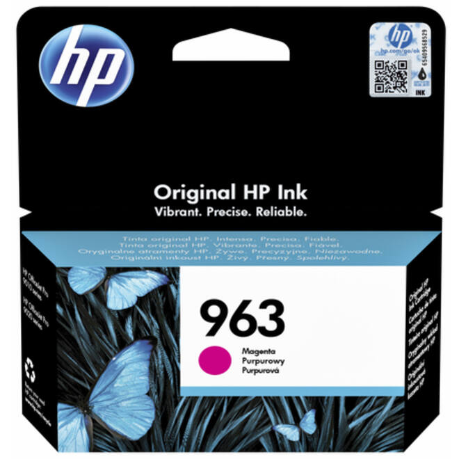 Inktcartridge HP 3JA24AE 963 rood