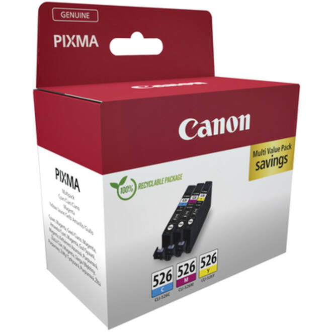 Inktcartridge Canon CLI-526 3 kleuren