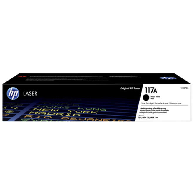 Tonercartridge HP W2070A 117A zwart