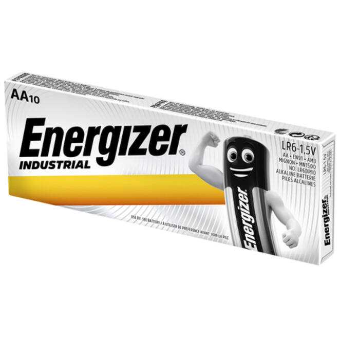 Batterij Industrial AA alkaline doos à 10 stuks