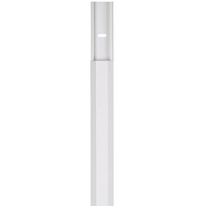 Kabelkanaal Hama hoekig 110/3,3/1,7 cm aluminium wit